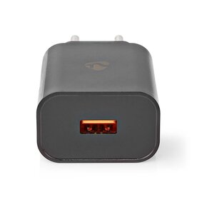 USB Oplader 1x 3,0 A | Outputs: 1 | Poorttype: 1x USB-A | Geen Kabel Inbegrepen | 18 W | Automatische voltage selectie