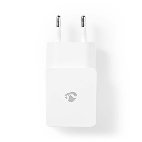 Wandoplader 2,1 A | 1 uitgang | USB-A | Wit voor Telefoon en tablet