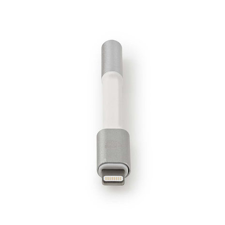 Lightning Adapter Apple Lightning | 3,5 mm Female | Verguld | 0.15 m | Rond | Nylon Hoes | Aluminium 