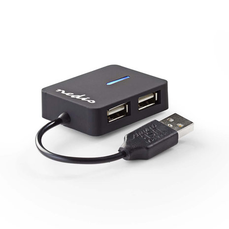 USB-Hub  4-Poorts | USB 2.0 | USB Gevoed | 4x USB