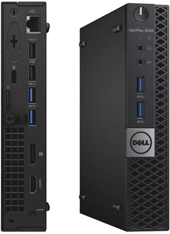 Dell Optiplex 3050 - Mini PC - Intel Core i3-6100 - 8GB - 256GB SSD - Windows 10 Pro - 6mnd