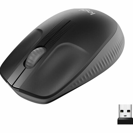 Logitech M190 Full-Size Zwart/grijs