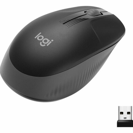 Logitech M190 Full-Size Zwart/grijs