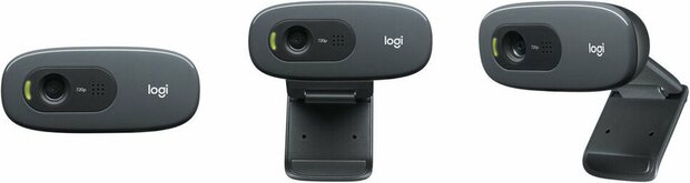 Logitech C270 - 720p HD Webcam - 3MP - Grijs