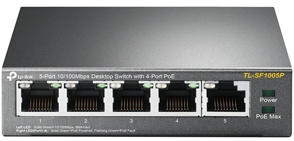 TP-LINK LS105G netwerk switch - PoE - Gigabit - 5 Poorts - Unmanaged