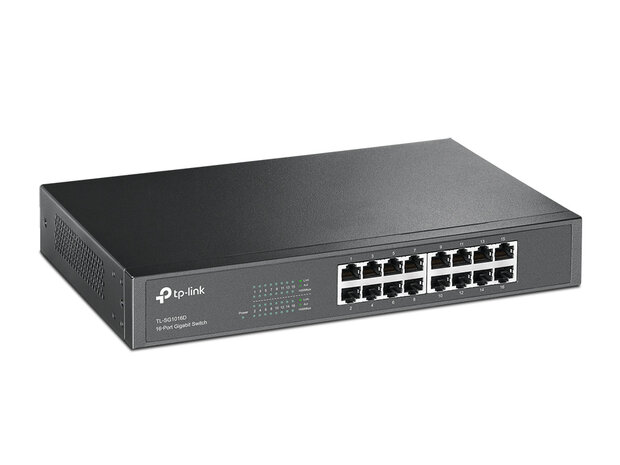 TP-LINK TL-SG1016D netwerk switch - Gigabit - 16 Poorts - Unmanaged