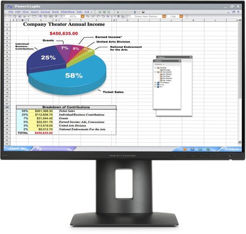 HP Z24n monitor IPS 1920x1200p HDMI DPort USB Dock - Gebruikt 6mnd