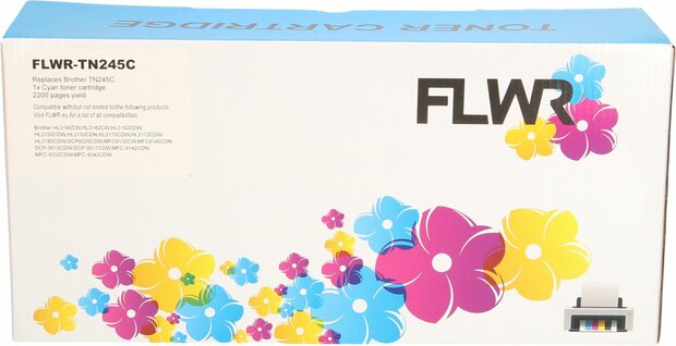 Flower TN245Y toner voor Brother | Yellow (geel)