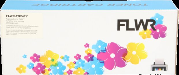 Flower TN247Y toner voor Brother | Yellow (geel)