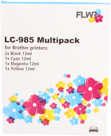 LC985XL  multipack(5st) voor Brother