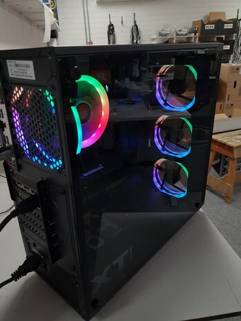 RGB GAME PC Zelfbouw - Intel&reg; Core&trade; i5-8400 4.00Ghz - 32GB DDR4 - NVIDIA RTX3060 12GB - WIN11Pro - Gebr. 6mnd