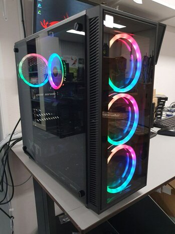 RGB GAME PC Zelfbouw - Intel&reg; Core&trade; i5-8400 4.00Ghz - 32GB DDR4 - NVIDIA RTX3060 12GB - WIN11Pro - Gebr. 6mnd