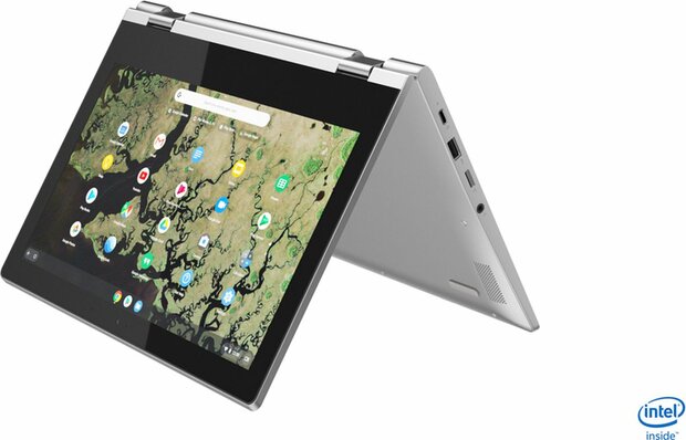 Lenovo Chromebook C340 - 11.6inch HD TOUCH - Intel&reg; Celeron&trade; N4000 - 4GB - 64GB eMMC SSD - Chrome OS - Bkeus