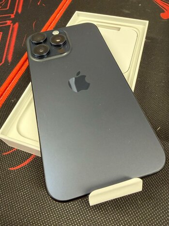 Apple iPhone 15 Pro Max - 512GB - Blauw Titanium - 89% batterij - A+ GRADE - Gebr. 6mnd 