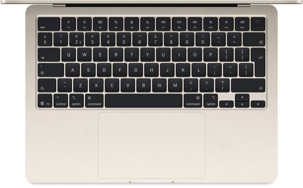 Apple MacBook Air 13 inch - M4 - 16 GB - 256 GB - Starlight/Beige