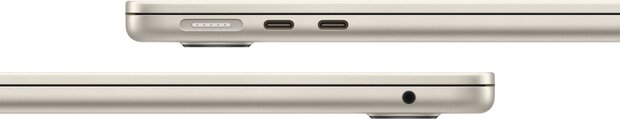 Apple MacBook Air 13 inch - M4 - 16 GB - 256 GB - Starlight/Beige
