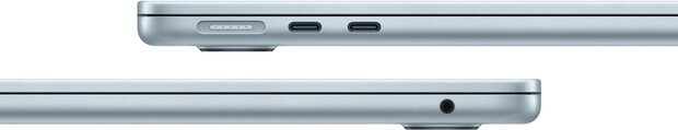 Apple MacBook Air 13 inch - M4 - 16 GB - 256 GB - Sky Blue/Blauw