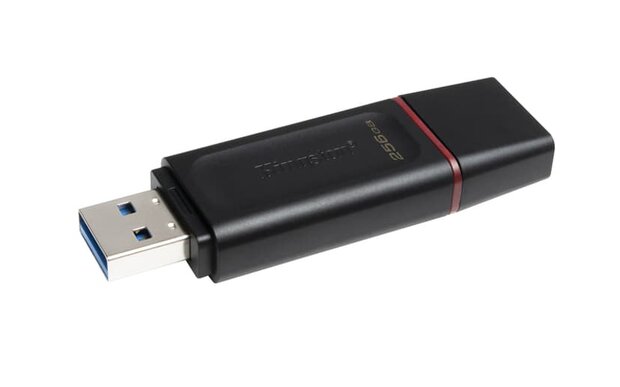 Kingston USB Stick - 256GB - USB-A - Zwart