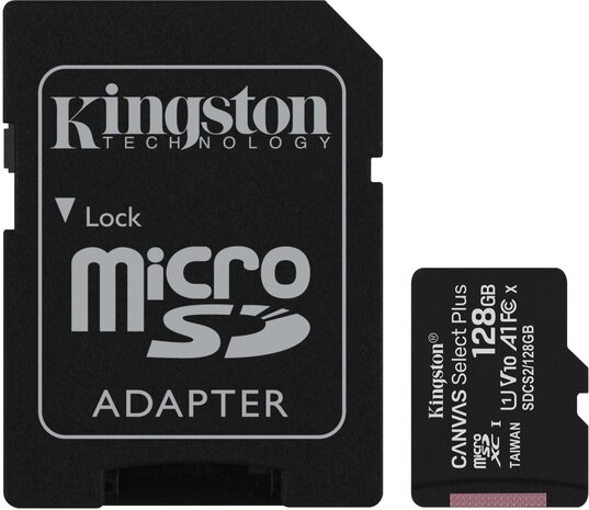 Kingston - 128GB Micro-SD Kaart
