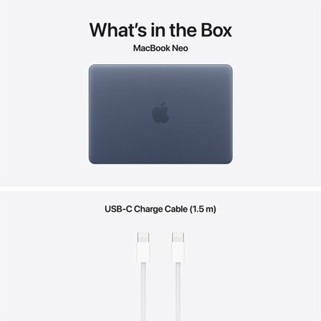 Apple MacBook Neo - 13-inch IPS - Apple A18 - 8GB - 512 GB SSD - MacOS - Indigo - Open Box