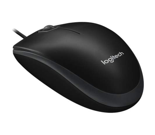 Logitech B100 USB muis zwart