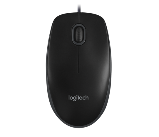 Logitech B100 USB muis zwart