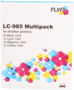 LC985XL  multipack(5st) voor Brother