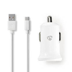 Auto USB-C laadkabel 1x 2,4 A | Poorttype: USB-A | USB-C™ (Los) Kabel | 1.00 m | 12 W