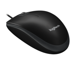 Logitech B100 USB muis zwart
