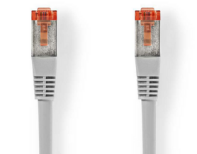 CAT6-kabel  RJ45 (8P8C) | F/UTP | 30.0 m | Rond | PVC | Grijs