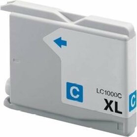 LC1000XL Cyaan (blauw) voor Brother