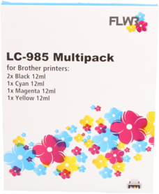 LC985XL  multipack(5st) voor Brother