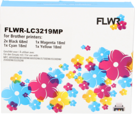 Flower LC3219XL 4 PACK | 3 kleuren XL + 2x zwart XL