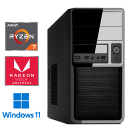 Tronic.nl R7 PC - AMD® Ryzen™ 7-5700G - 32GB RAM - 1TB nVME SSD - AMD VEGA Graphics - 80+ voeding- Windows 11 Pro