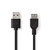 USB 2.0 verlengkabel| USB-A Male | USB-A Female | 480 Mbps | Vernikkeld | 1.00 m | Rond | PVC | Zwart