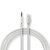 Nedis Lightning Adapter | Apple Lightning | 3,5 mm Male | Verguld | 1.00 m | Rond | Nylon Hoes | Aluminium