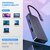 Hopday 6-in-1 USB-C Hub - 4K HDMI - Premium Kwaliteit aluminium - Mac OS/WIndows